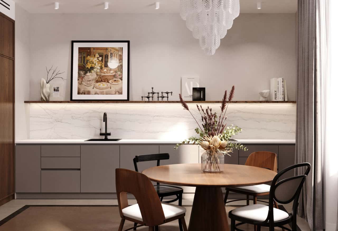 Дизайн и ремонт квартиры в ЖК Врубеля 4 — Дух Монмартра