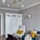 Лампы стиля хай - тек для гостиной. Дизайн и ремонт квартиры в ЖК «Альбатрос» — Литературный минимализм. Фото 023