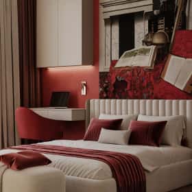 Алгоритм комфорта. Дизайн и ремонт квартиры 64м2 ЖК Дом Достижение в неоклассике. Спальня, фото 04