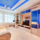 Шкафы цвета слоновой кости добавляют воздушности этой комнате. Дизайн и ремонт квартиры в ЖК «DOMINION» — Квартира-ракушка. Фото 024