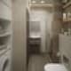 Белые полочки для полотенец в ванной комнате. Дизайн и ремонт квартиры в ЖК «Пресненский вал, 14» — Летнее настроение. Фото 027