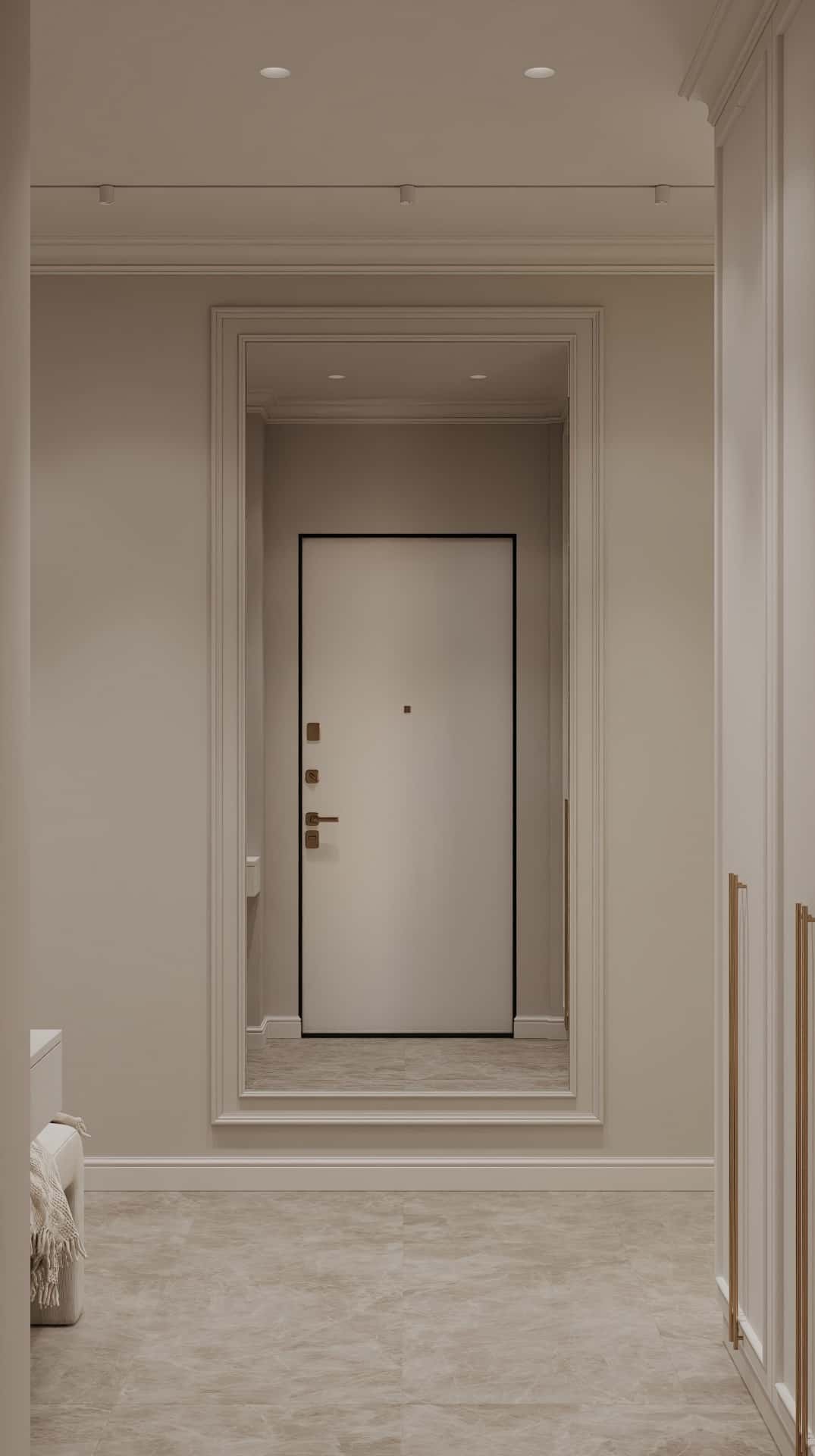 Дизайн и ремонт квартиры в ЖК Дом Достижение — Алгоритм комфорта, 64 м2. Прихожая и коридор, фото 5