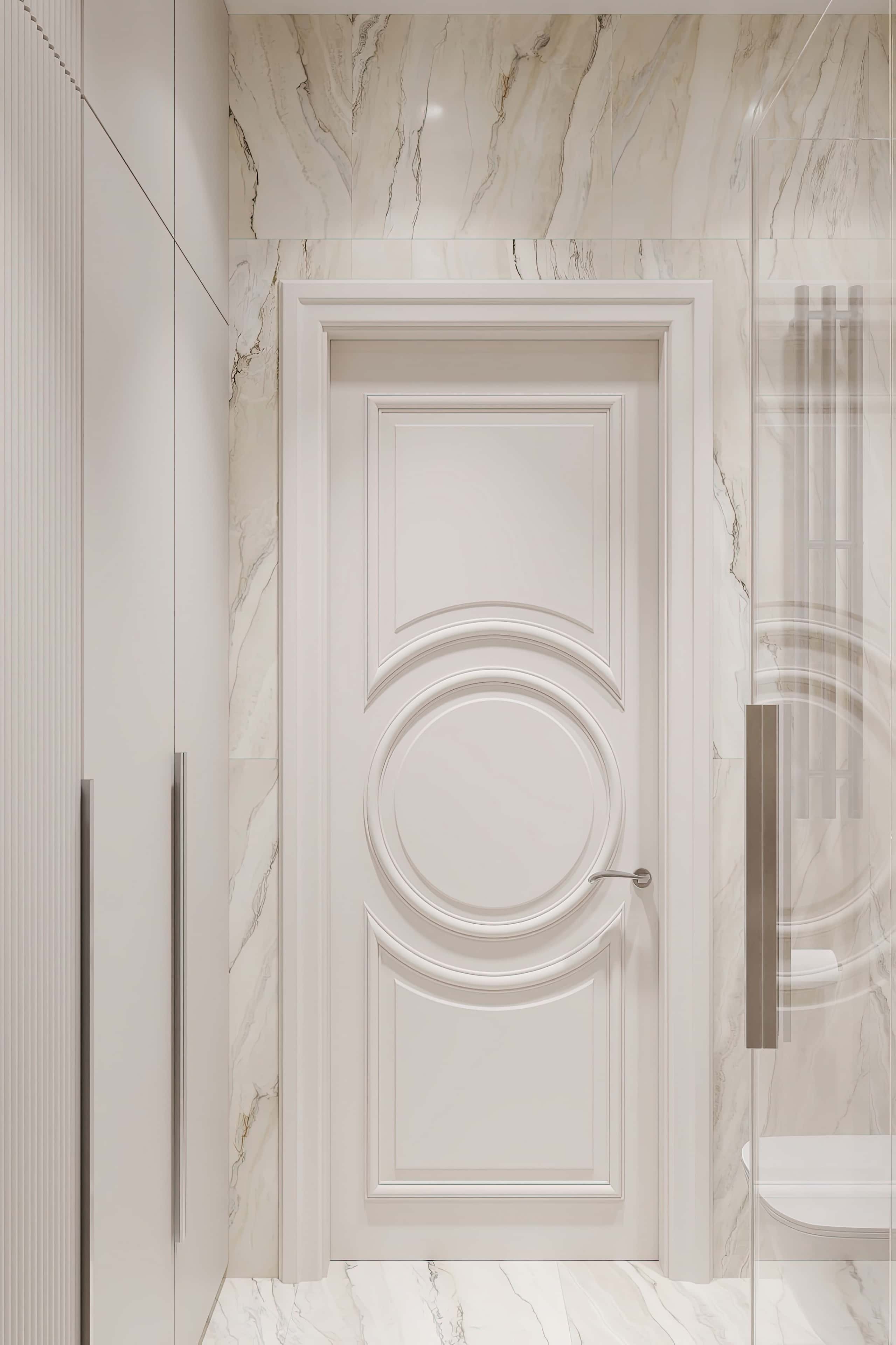 Оформление интерьера санузла. Фото № 81355.