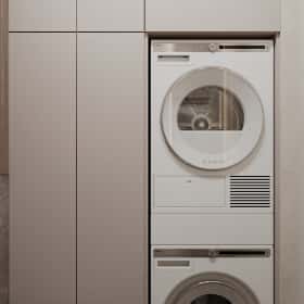 Ода современности. Дизайн и ремонт квартиры 63м2 ЖК Рассказово в современном стиле. Санузел, фото 02