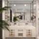 Широкая раковина для ванной комнаты. Дизайн и ремонт квартиры на Новом Арбате —  Одиссея капитана Блада. Фото 027