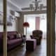 Шторы нежно - розового оттенка отлично подходят под концепцию гостиной. Дизайн и ремонт квартиры в ЖК «Мичурино-Запад» — Сладкая жизнь. Фото 014