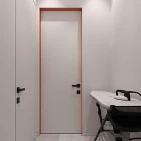 Изысканный монохром. Дизайн и ремонт таунхауса 164м2 в КП Бристоль в неоклассическом стиле. 2 этаж Постирочная, фото 01