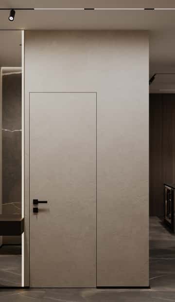 Натуральная палитра. Дизайн и ремонт квартиры 84м2 ЖК Shagal в современном стиле. Прихожая