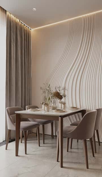 Со вкусом кофе. Дизайн и ремонт квартиры 120м2 в ЖК iLove в современном стиле. Кухня-гостиная, фото 05