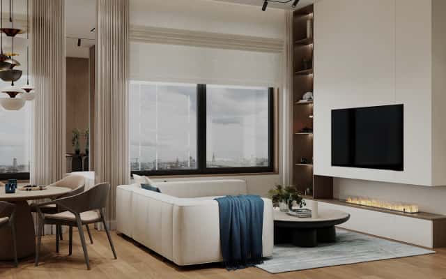 Дизайн квартиры в морском стиле