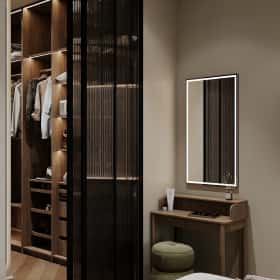 В ожидании чуда. Дизайн и ремонт квартиры 84м2 ЖК Shagal в современном стиле. Мастер-спальня, фото 07