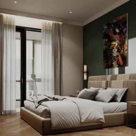 В ожидании чуда. Дизайн и ремонт квартиры 84м2 ЖК Shagal в современном стиле. Мастер-спальня, фото 03