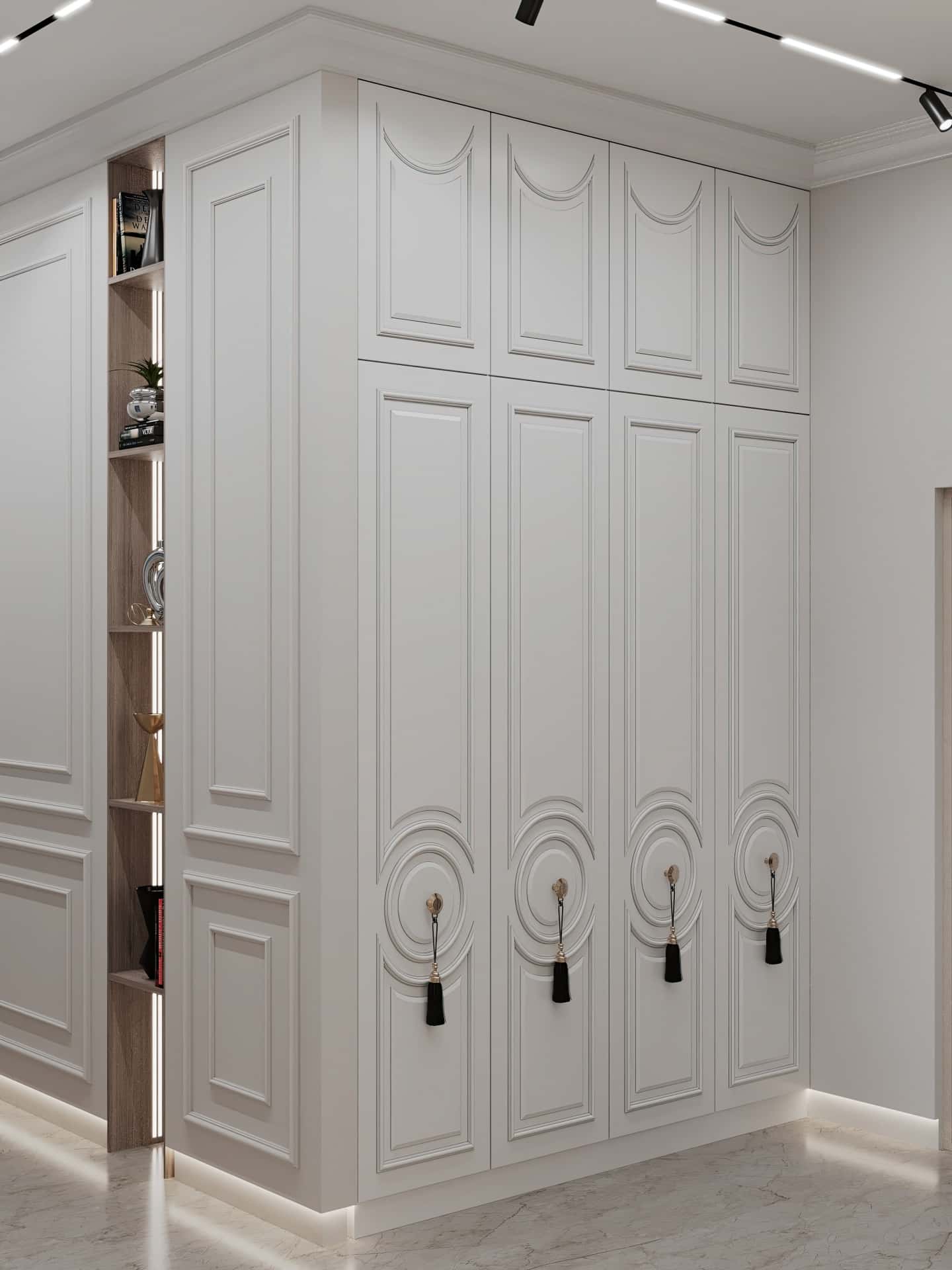 Дизайн и ремонт квартиры в ЖК Вереск — Удобство со вкусом, 88 м2. Прихожая и коридор, фото 3