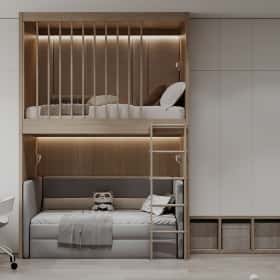 Тёплая гармония. Дизайн и ремонт квартиры 69м2 ЖК Большая семерка в современном стиле