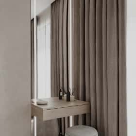 Растим чемпиона. Дизайн и ремонт квартиры 80м2 ЖК Ивантеевка 2020 в современном стиле. Мастер-спальня, фото 07