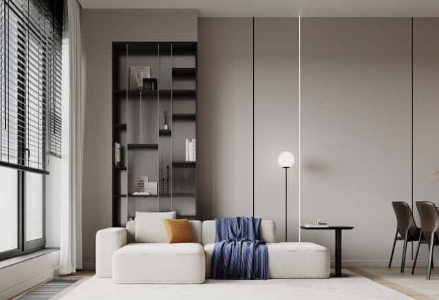 Фотографии кухонь-гостиных. Скандинавский акцент. Дизайн и ремонт квартиры 95м2 ЖК Садовые кварталы в современном стиле.