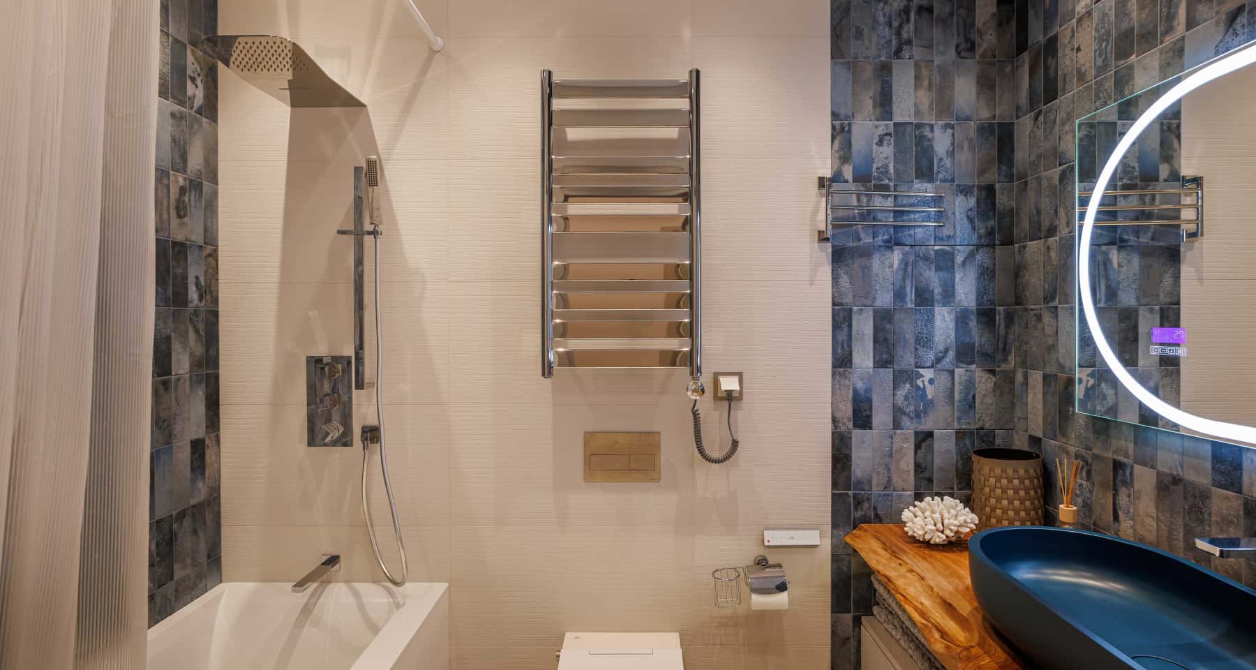 Капитальный ремонт ванной комнаты в скандинавском стиле Капитальный ремонт ванной комнаты в скандинавском стиле