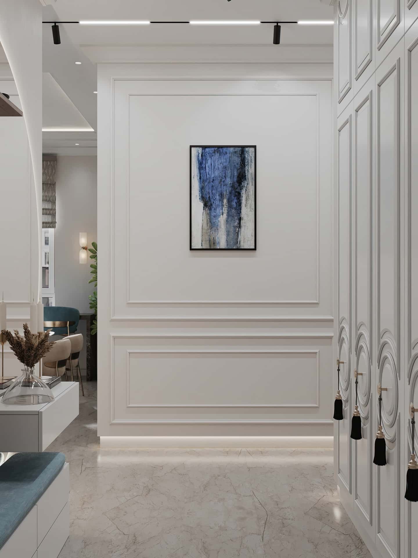 Дизайн и ремонт квартиры в ЖК Вереск — Удобство со вкусом, 88 м2. Прихожая и коридор, фото 1