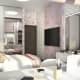 Чёрно-белая мозаика в виде боксёра для современной ванной комнаты. Дизайн и ремонт квартиры в ЖК «Маршала Захарова» — Скромное обаяние. Фото 016
