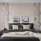 Маленький диван серого цвета обшитый тканью. Дизайн и ремонт квартиры в ЖК «Воронцово» — Уроки музыки. Фото 033