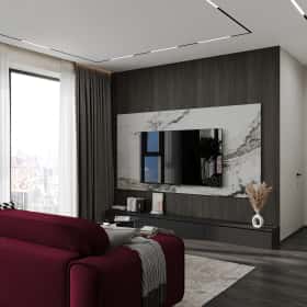 Свет и цвет. Дизайн и ремонт квартиры 105м2 в ЖК Will Towers в современном стиле. Кухня-столовая, фото 06