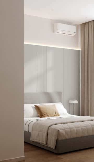 Стиль как инвестиция. Дизайн и ремонт квартиры 60м2 ЖК AFI Park Воронцовский в современном стиле. Мастер-спальня с гардеробной, фото 06