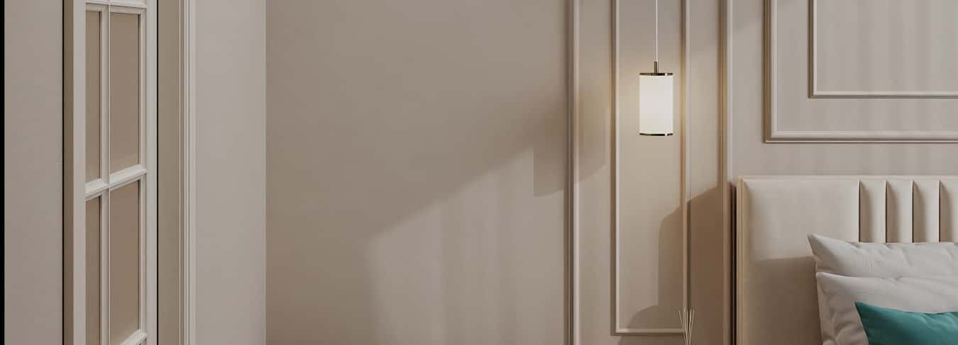 Фотографии спален. Квартира с мезонином. Дизайн и ремонт квартиры 89м2 ЖК Джаз в современном. Спальня, фото 01.