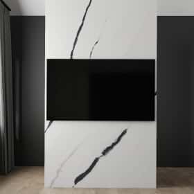 Изысканный монохром. Дизайн и ремонт таунхауса 164м2 в КП Бристоль в неоклассическом стиле. 2 этаж Спальня, фото 04