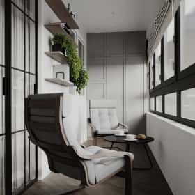 Растим чемпиона. Дизайн и ремонт квартиры 80м2 ЖК Ивантеевка 2020 в современном стиле. Мастер-спальня, фото 01