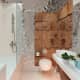 Прямоугольная ванная белого цвета современного стиля. Дизайн и ремонт квартиры в Павшино — Космическое путешествие. Фото 022