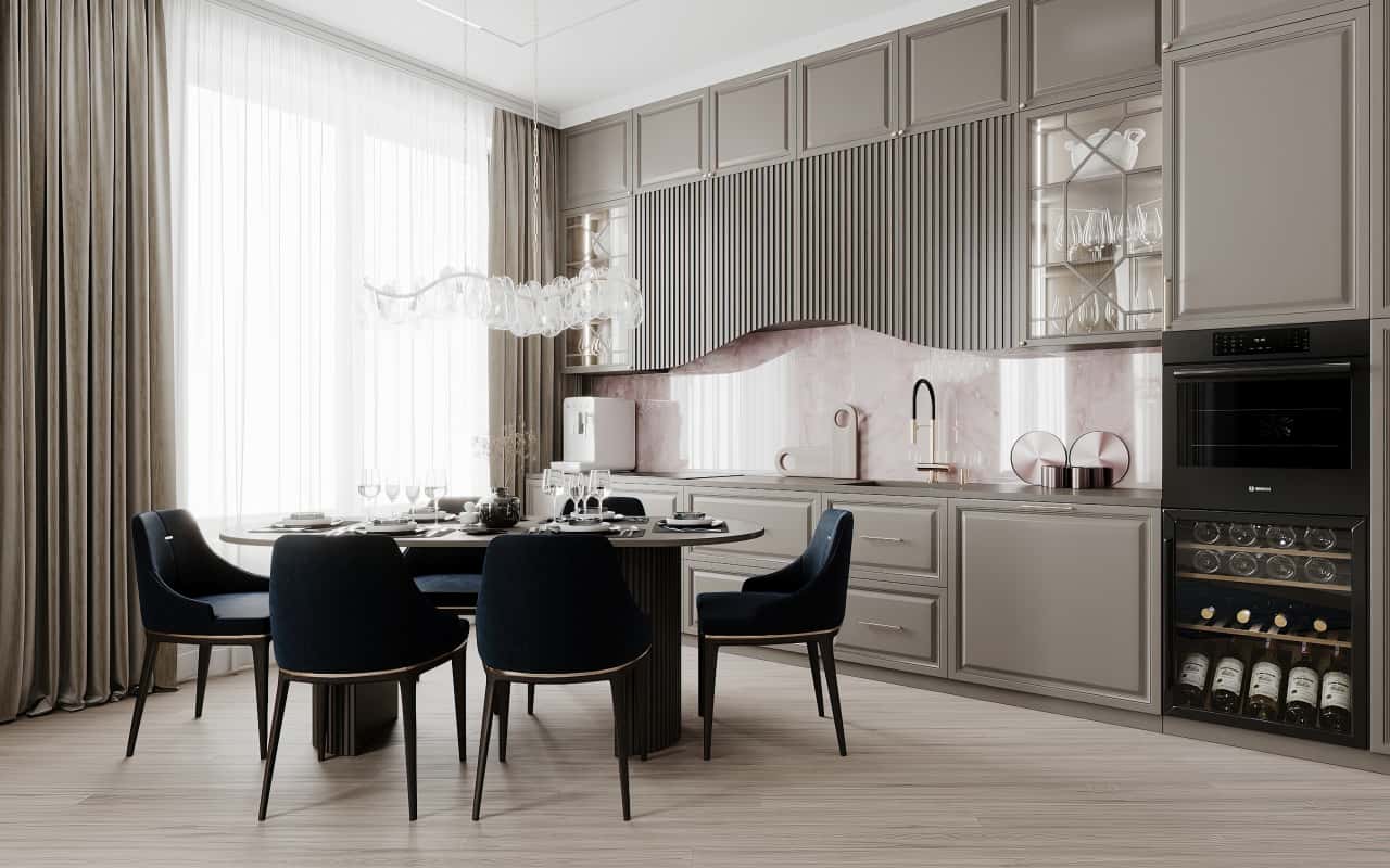 Дизайн и ремонт квартиры в ЖК Серебряный фонтан — Лебединое озеро