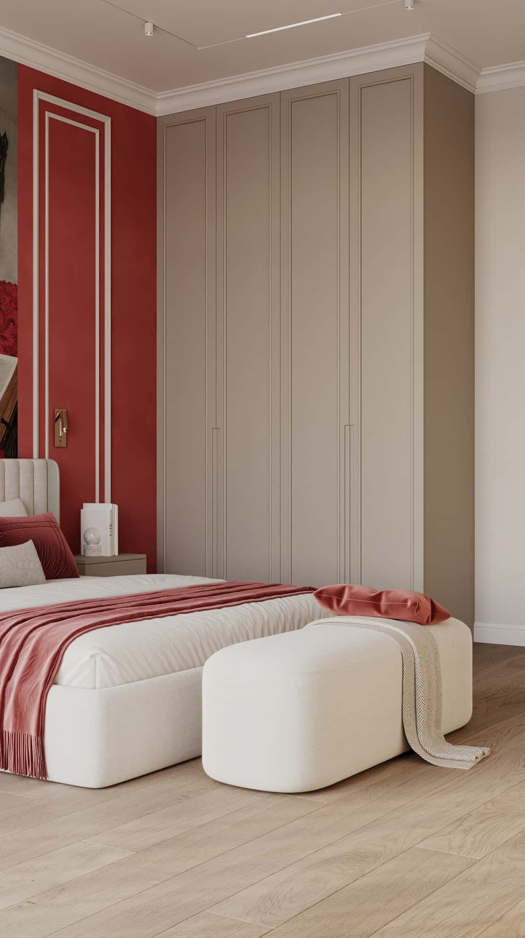 Дизайн и ремонт квартиры в ЖК Дом Достижение — Алгоритм комфорта, 64 м2. Спальня, фото 3