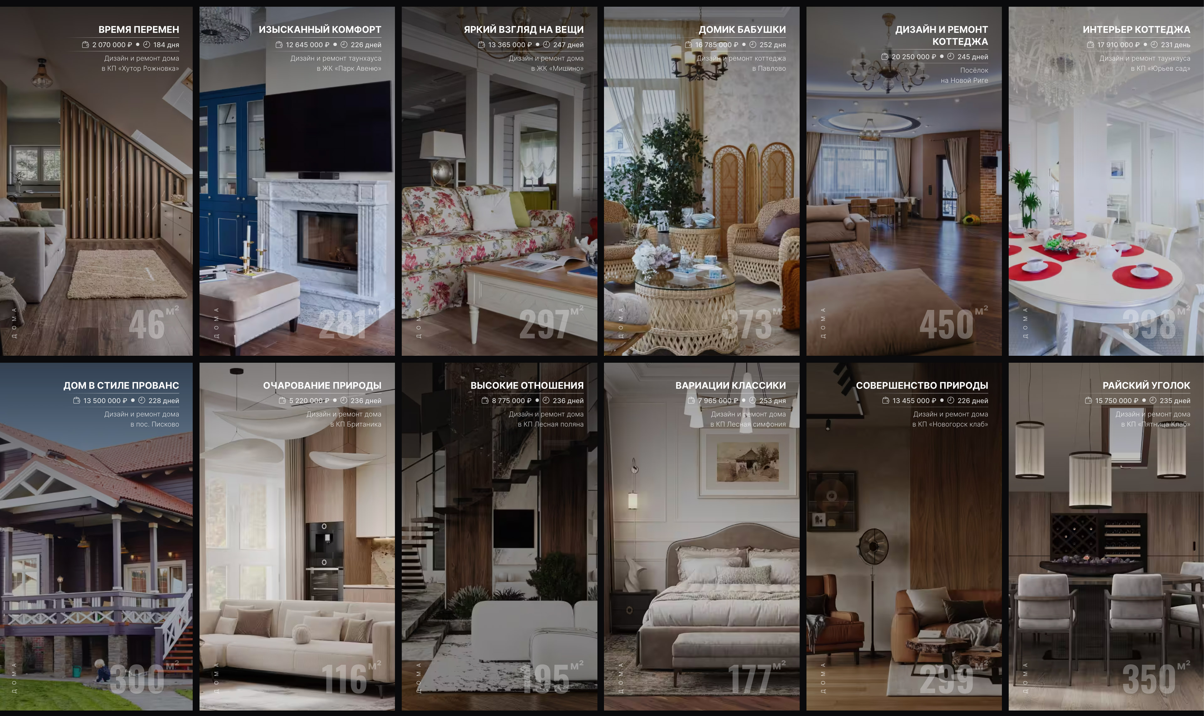 Примеры и стоимость дизайна и ремонта дома