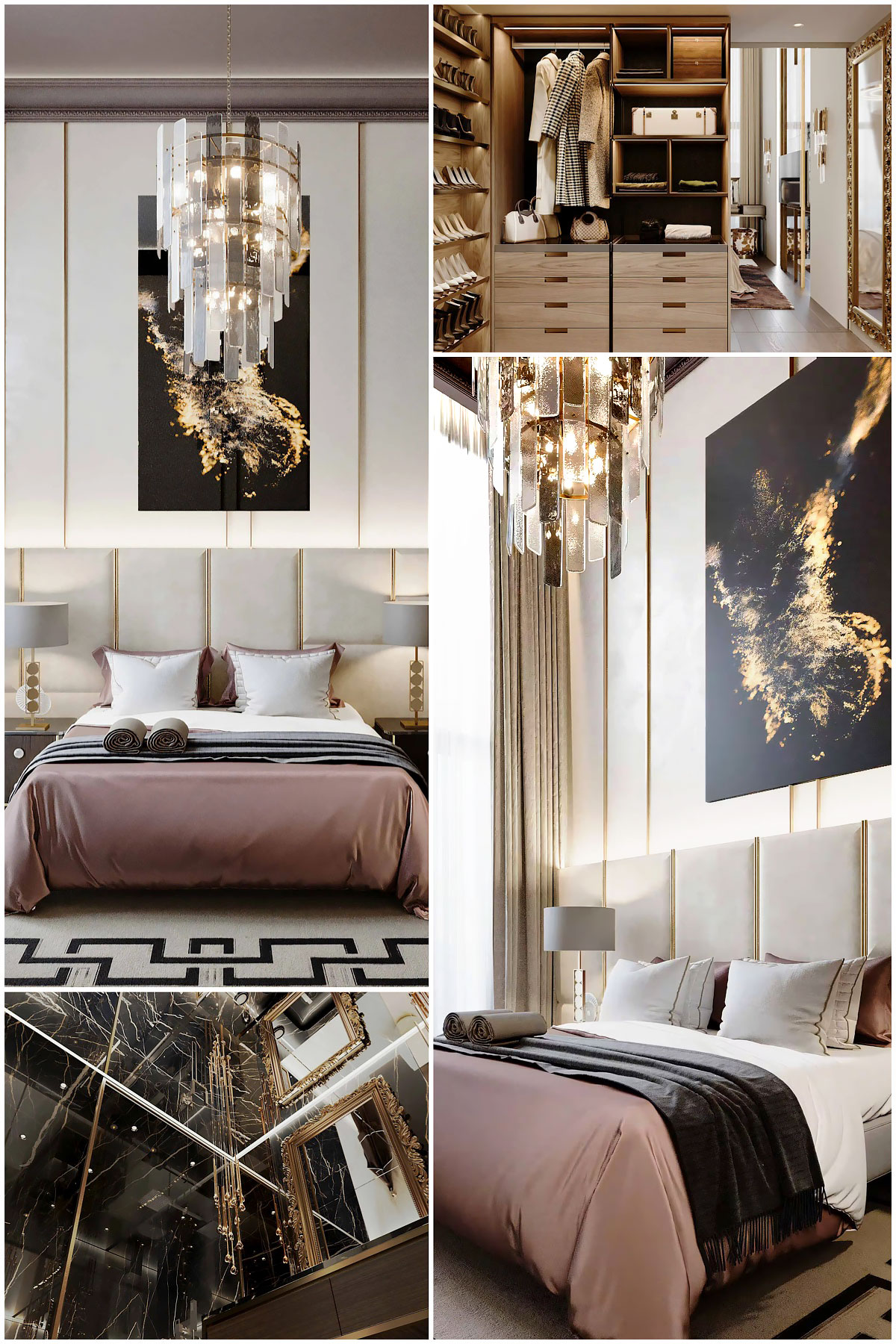 Спальня в стиле арт-деко