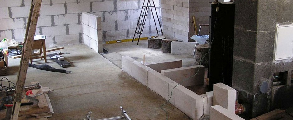 Устройство перегородок